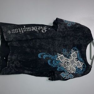 Men’s raw state graphic tee